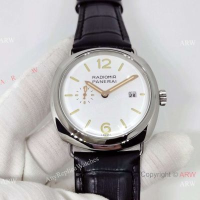 Copy Panerai Radiomir Quaranta PAM 01292 White Dial Watch 45mm